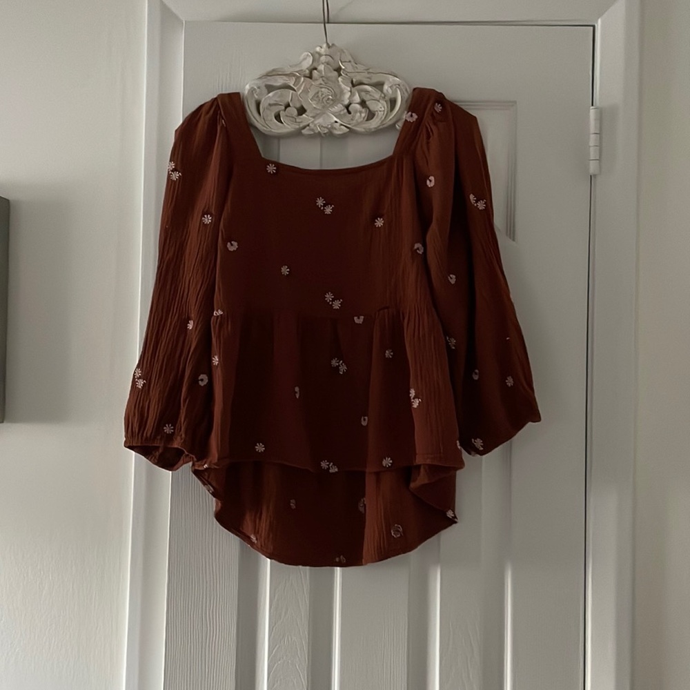 Madewell Peplum Top